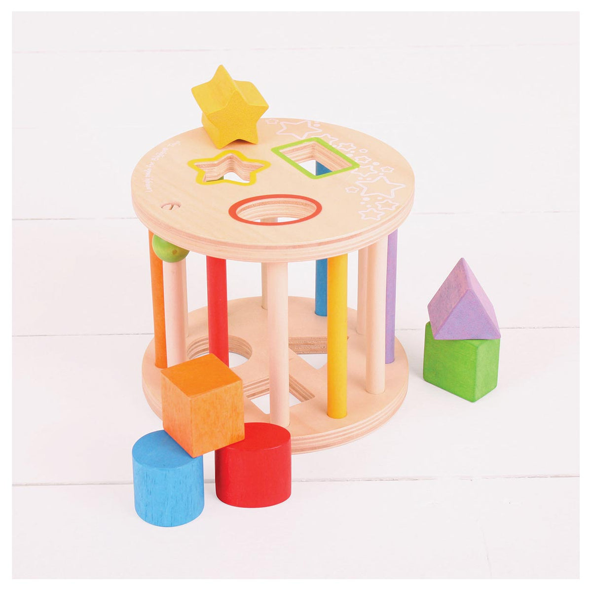 Bigjigs sorter i træform