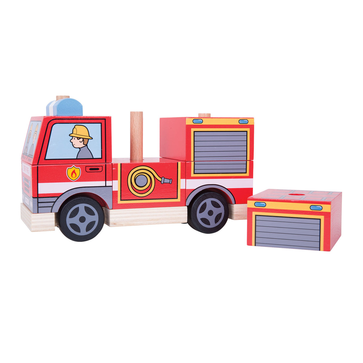 Bigjigs stable blokke - brandbil