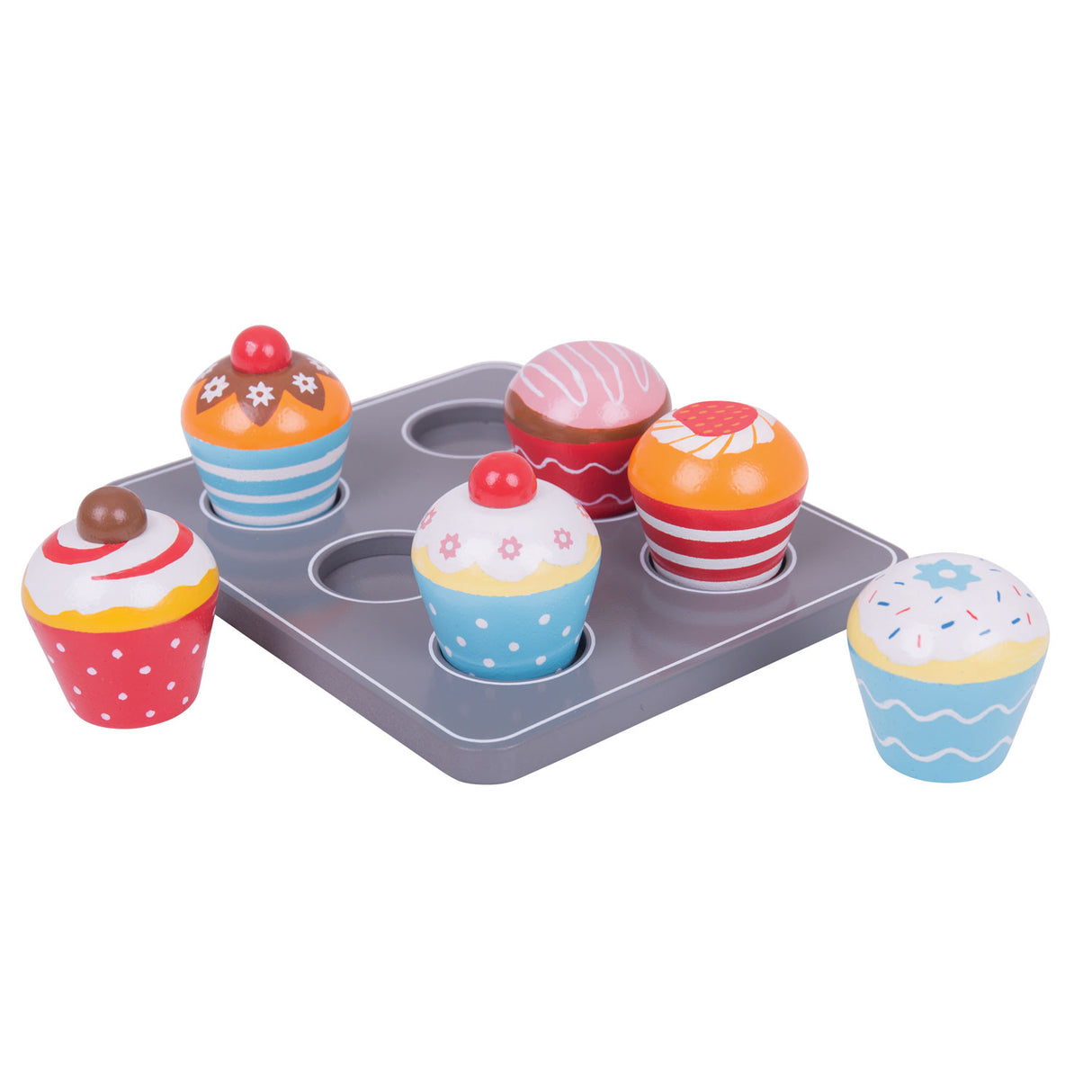 Bigjigs muffinsæt i træ