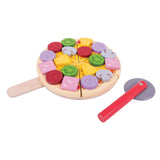 Bigjigs legetøjsmad - pizzaskæring