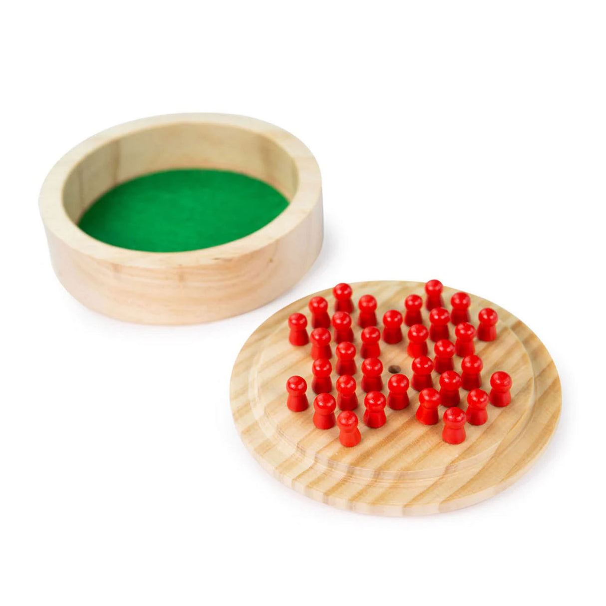 Bigjigs mini solitaire træspil