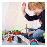 Bigjigs rail t-rex vindebro trætogbane - eventyrlegesæt