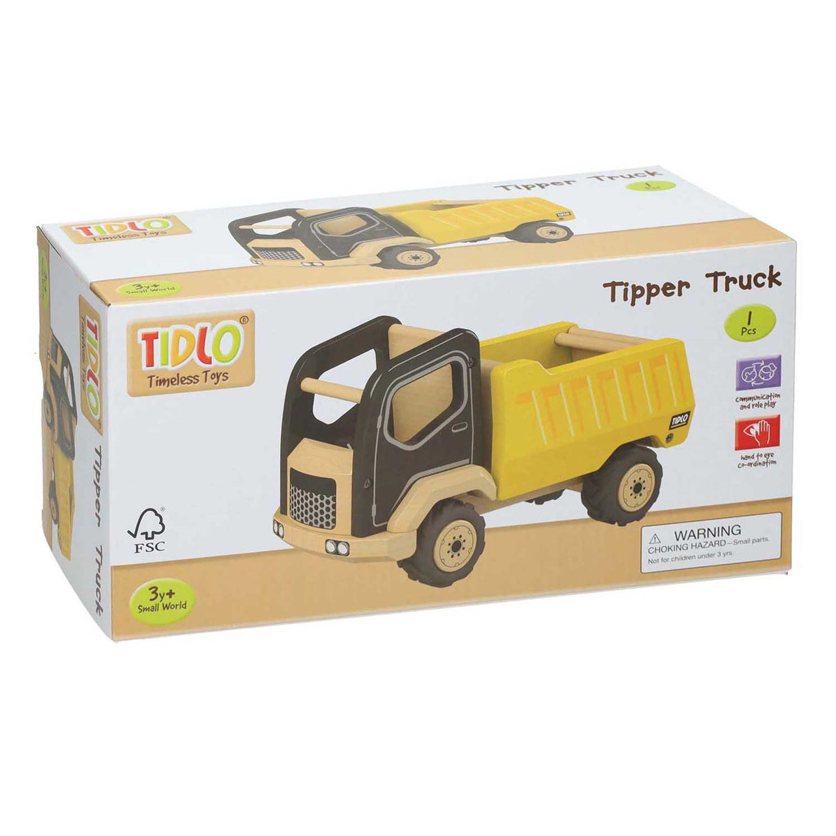 Tidlo tipvogn i træ
