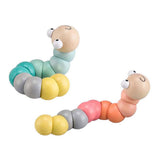 Bigjigs træorm - pastel