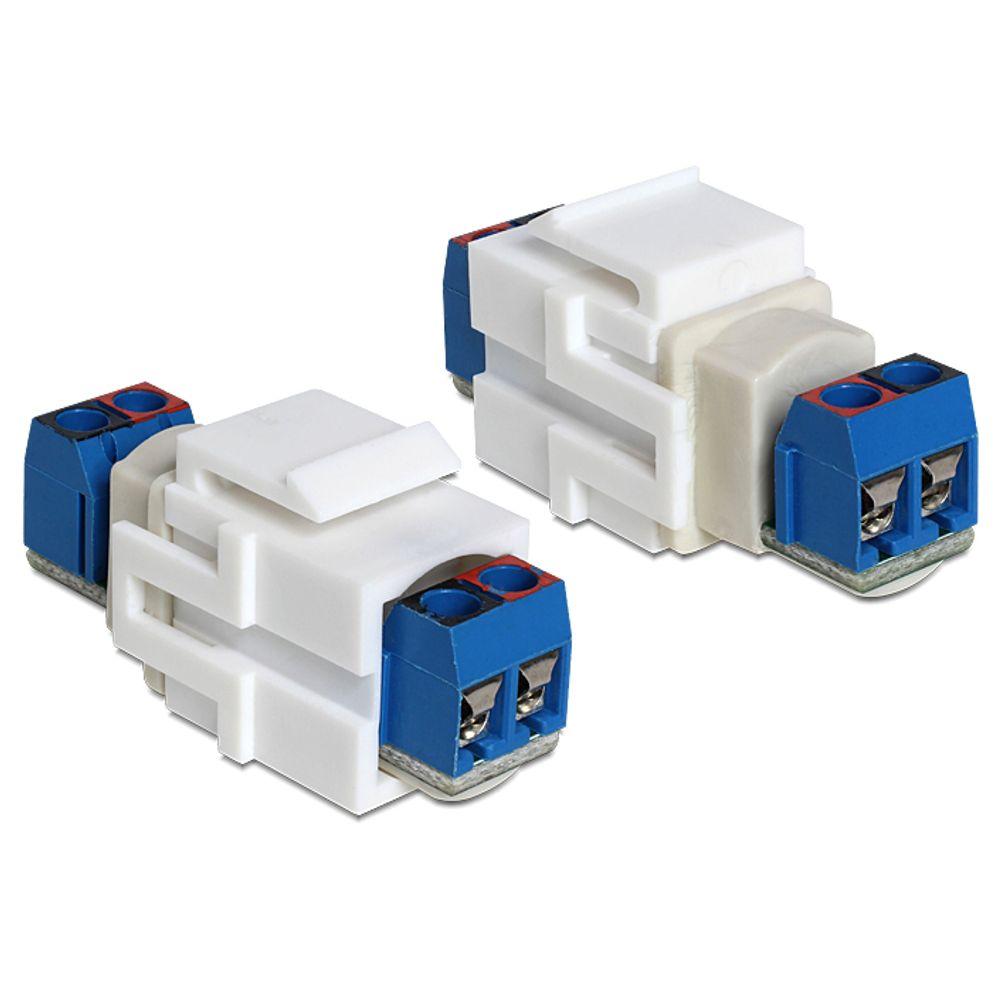 2-benet terminalblok keystone