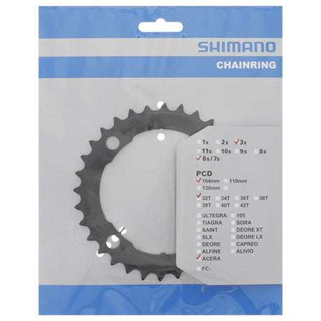 Shimano Chain Top Acera 104mm FCM361 Sort 32T
