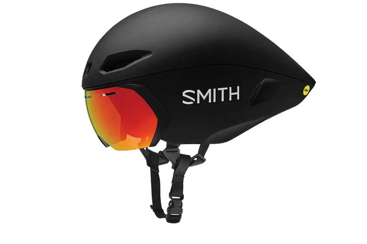 Smith hjelm jetstream tt mat sort