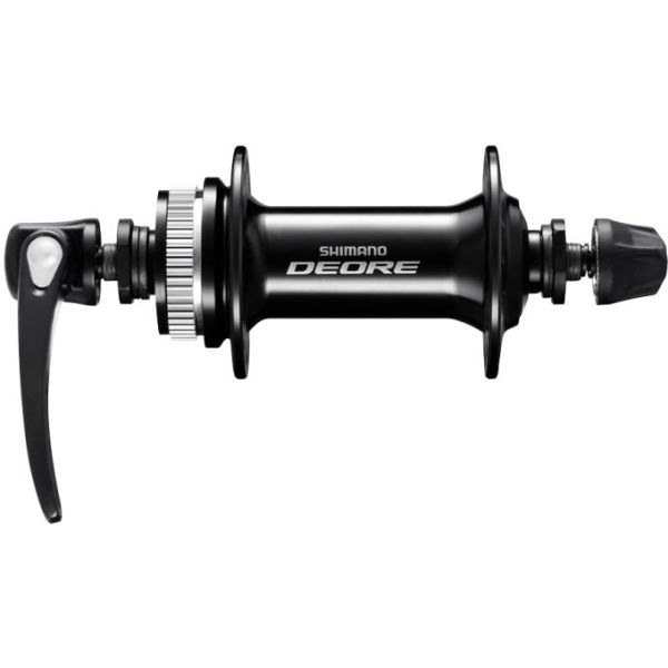 Shimano frontnav deore hb-m6000 - 36 huller - 100 mm installationsbredde - med quick release - sort