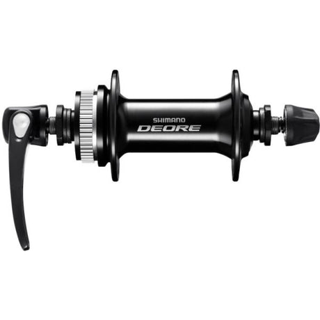 Shimano frontnav deore hb-m6000 - 36 huller - 100 mm installationsbredde - med quick release - sort