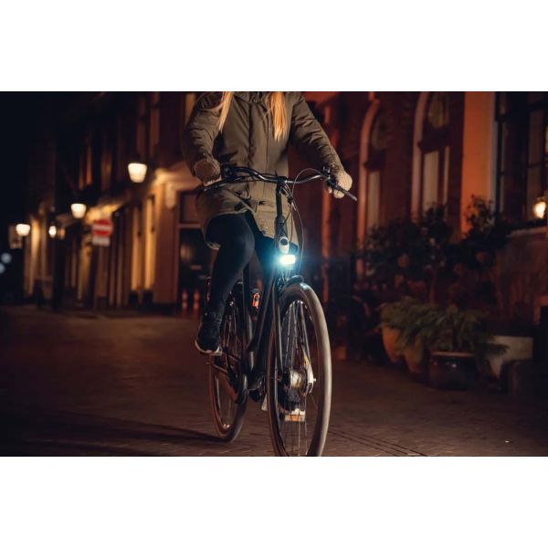 Axa forlygte 130 elcykel 6-12v - sort
