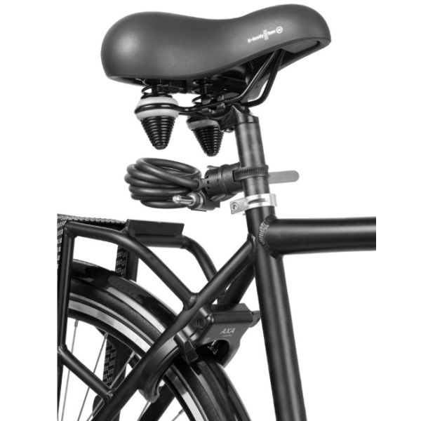Axa Newton kabellås - 180 cm - sort - Art15