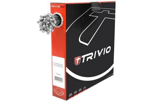 Trivio - MTB bremse inderkabel rustfrit stål 1,5x2000mm - værkstedskasse 100 stk.