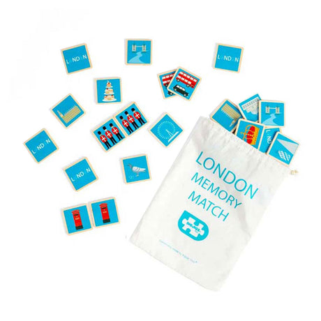 Bigjigs træ london memo spil