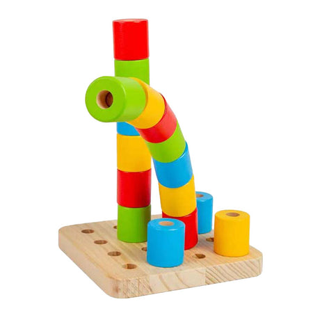 Bigjigs slingrende træplade, 17 stk.