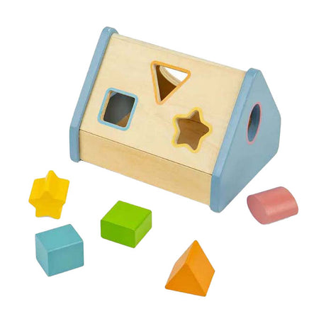 Bigjigs form sorteringshus, 5 stk.