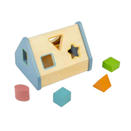 Bigjigs form sorteringshus, 5 stk.