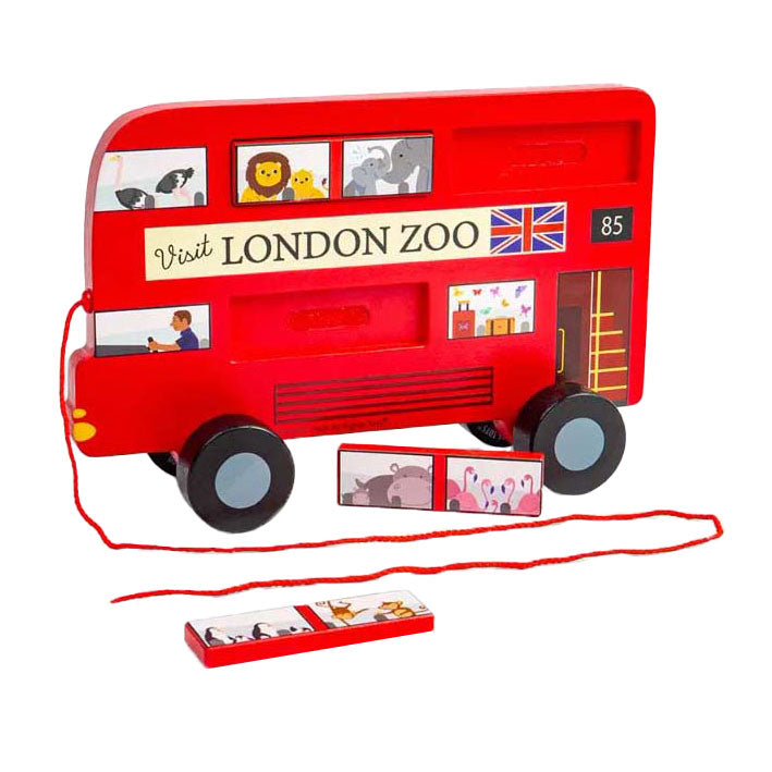 Bigjigs London bustrækfigur i træ