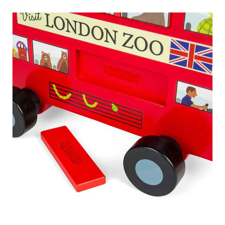 Bigjigs London bustrækfigur i træ