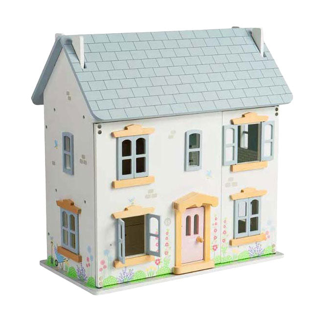 Bigjigs sommerhus dukkehus i træ