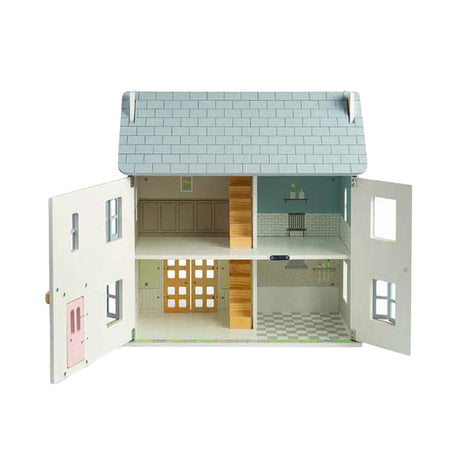 Bigjigs sommerhus dukkehus i træ