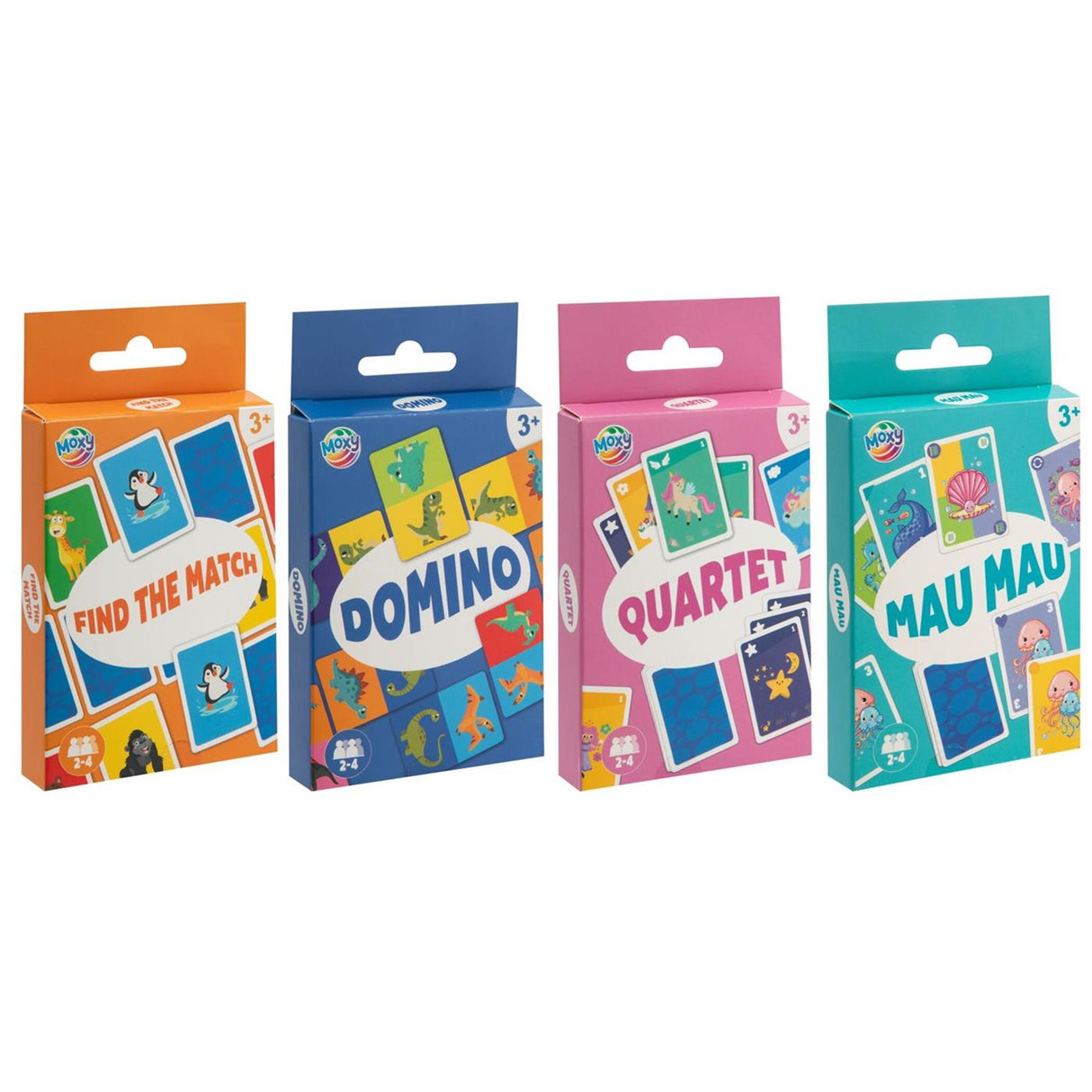 Moxy familie kortspil fra 3+