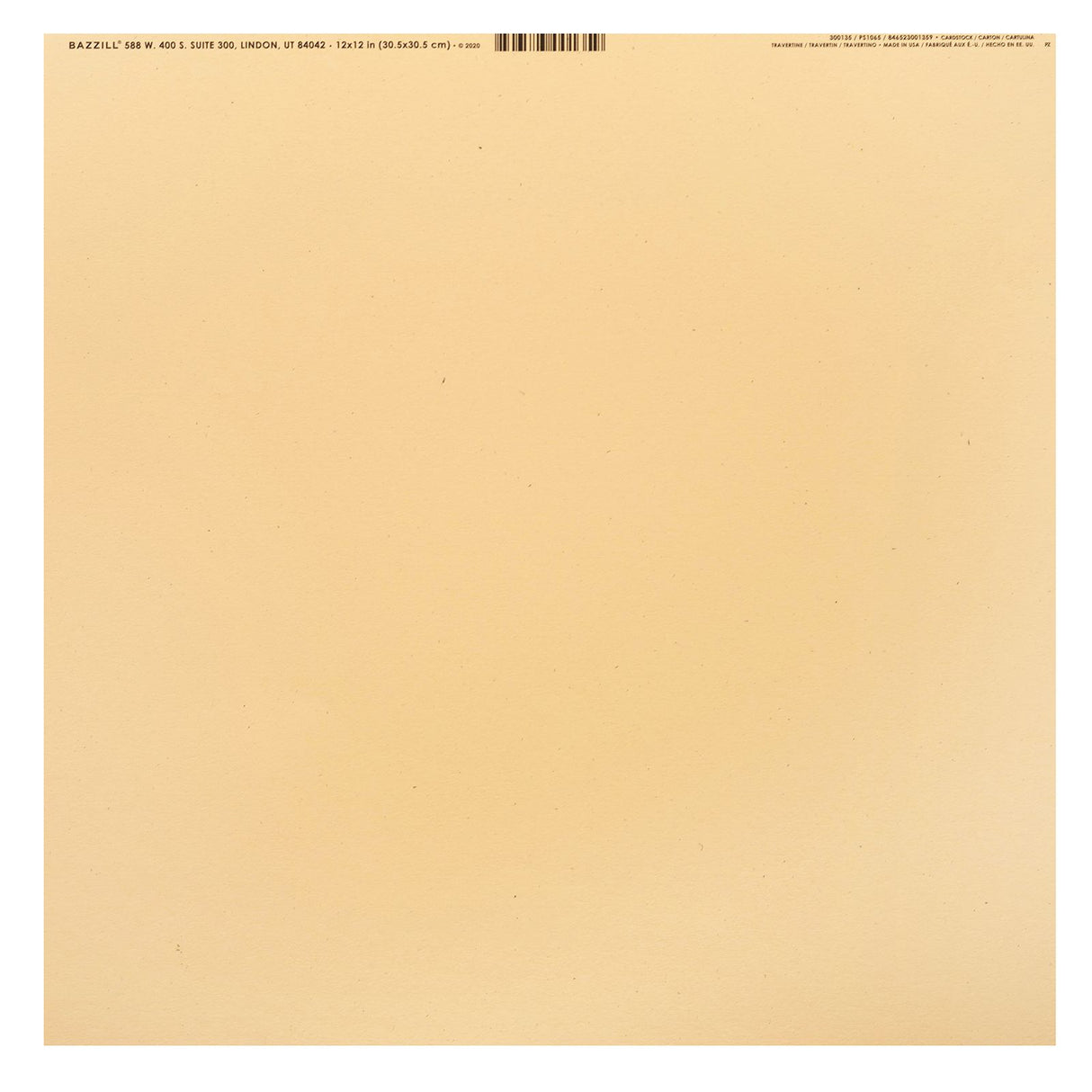 Bazzill • speckle cardstock 30,5x30,5cm travertin