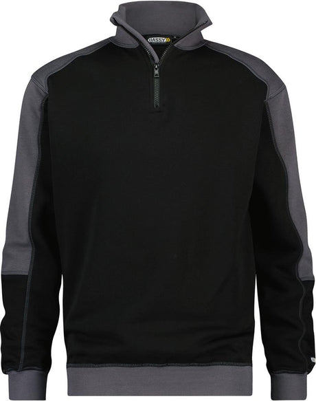 Dassy sweater basiel sort grå l