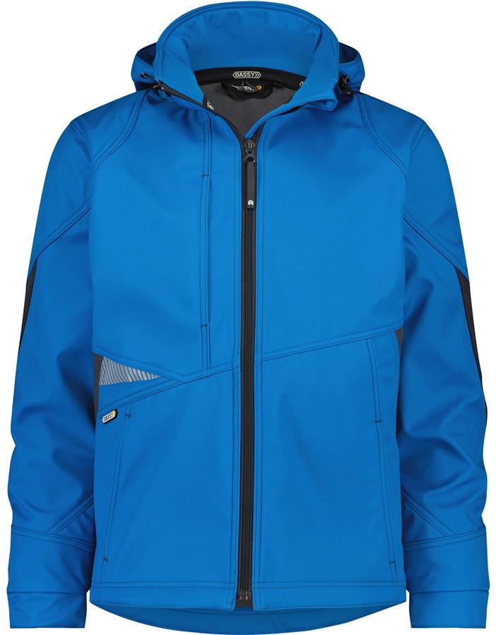 Dassy gravity softshell azurblå grå størrelse l