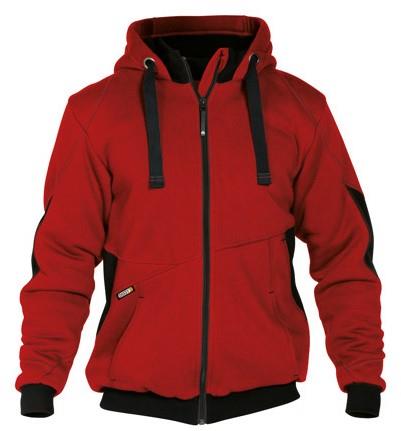 Dassy sweatshirt jakke puls rød sort m