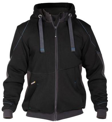 Dassy sweatshirt jakke pulse night blue antracit s