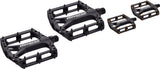 Omvendte komponenter sorte one platform pedaler