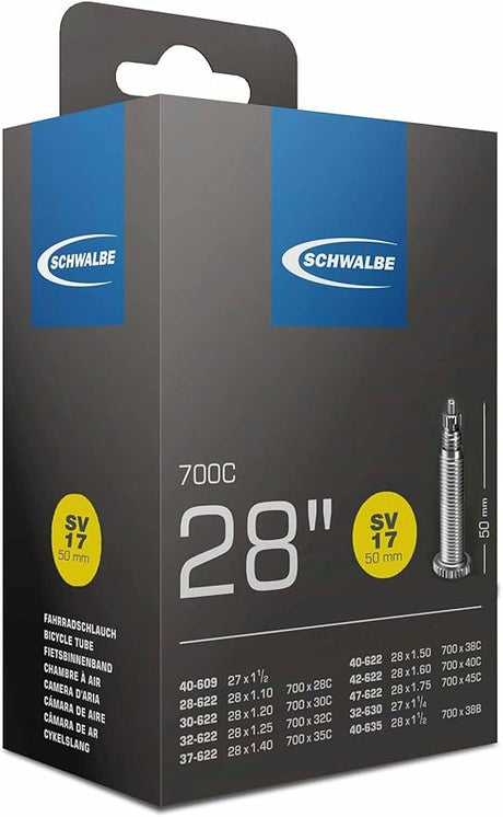 Schwalbe inderrør sv17 28 28 47-622 635 fv 50mm