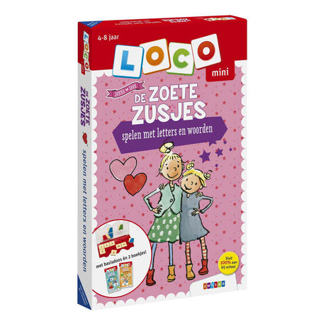 Loco mini søde søstre leger med bogstaver og ord