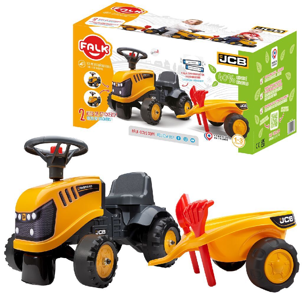 Falk JCB gangtraktor sæt 1+