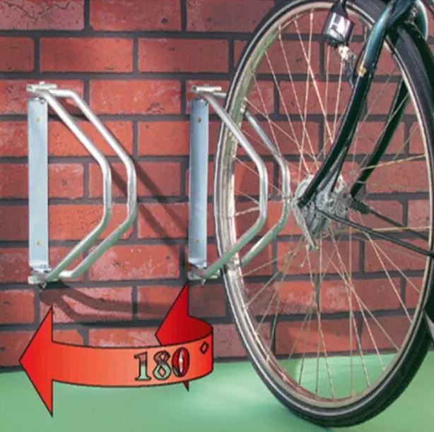 Kantjusterbar cykelstativ til 1 cykelvægmontering