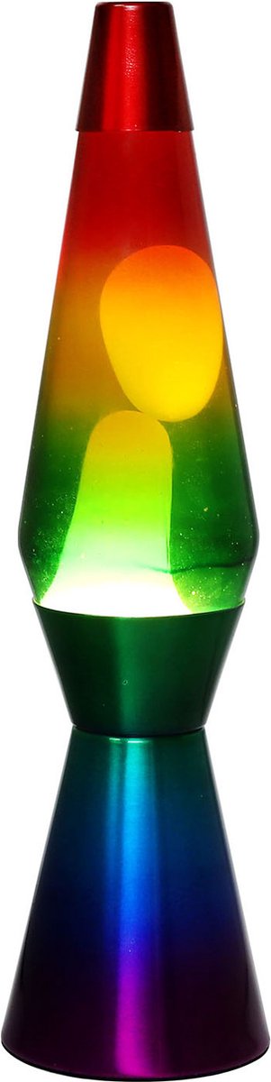 I-total lava lampe regnbue