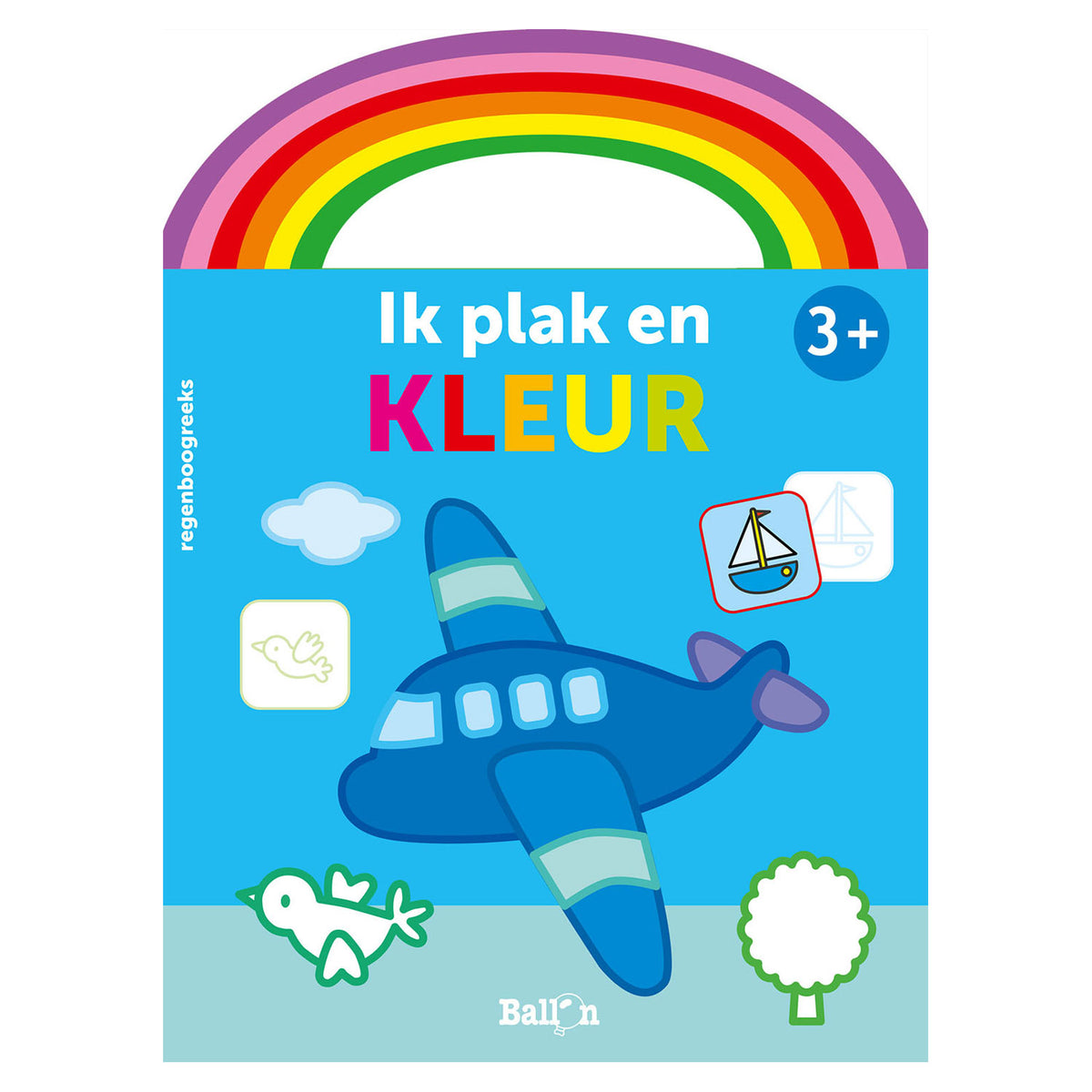 Standard udgiver jeg indsætter og farve - flyvemaskine