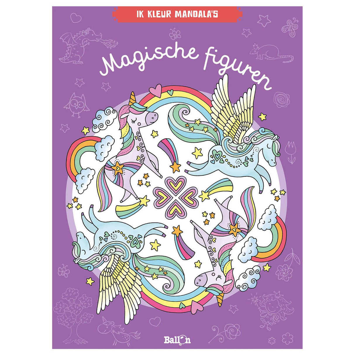 Standard forlag I farve mandalaer - magiske figurer
