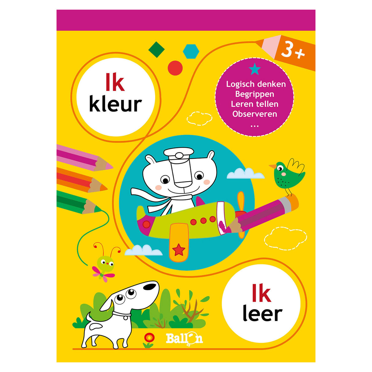 Standard forlag jeg farver, jeg lærer 3+