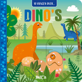 Standard forlagets dias- og klapbog - 10 spørgsmål om... dinosaurer