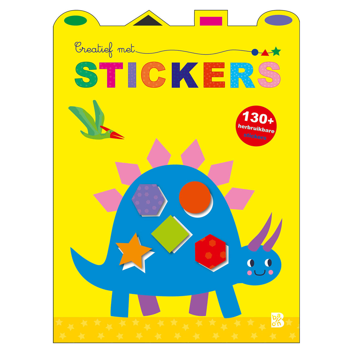 Standard forlag kreativ med klistermærker - dinosaur