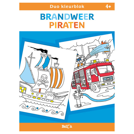 Standard udgiver duo farveblokke - brandvæsen og pirater