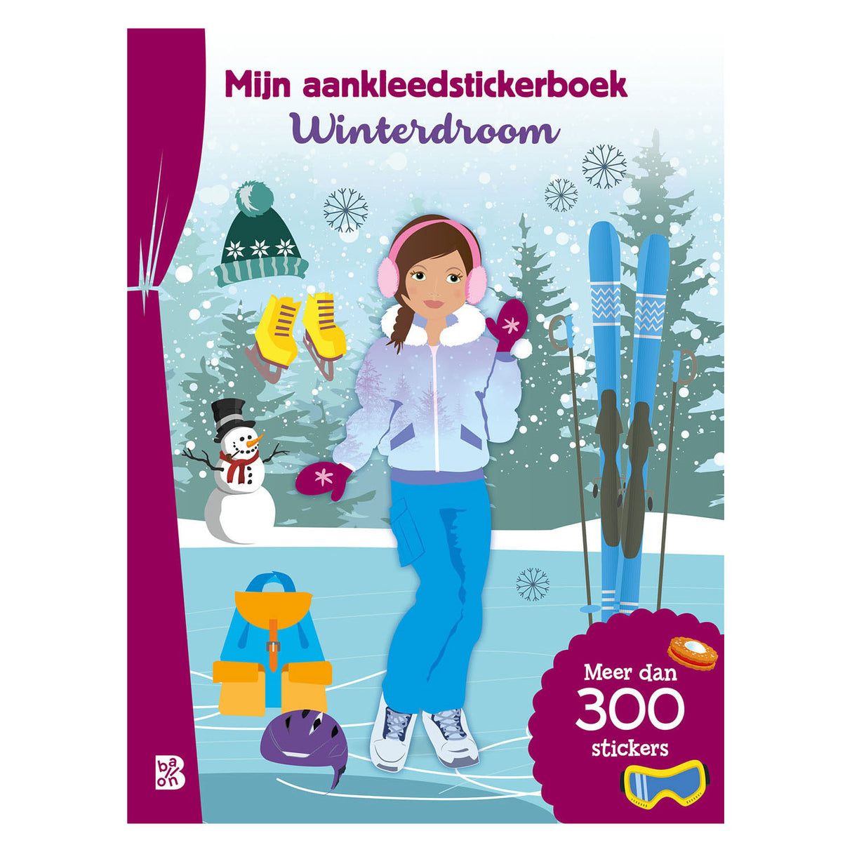 Standard forlag min påklædning klistermærkebog - vinterdrøm