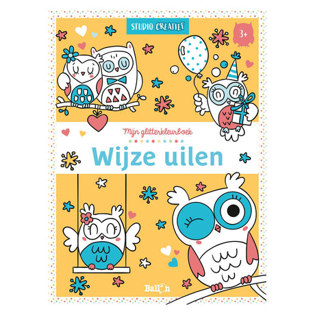 Vinder Holland min glitter malebog kloge ugler