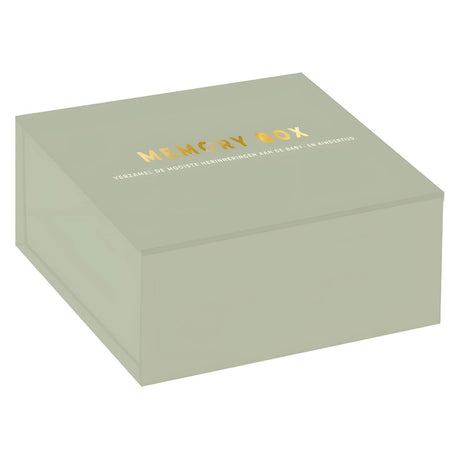 Oral cards memory box memories of baby and childhood