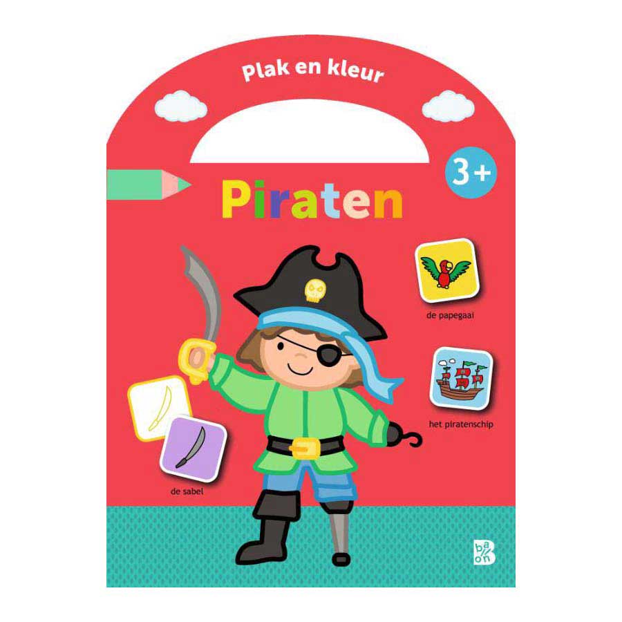 Standard udgivers mærkatetui, pasta og farve pirater 3+