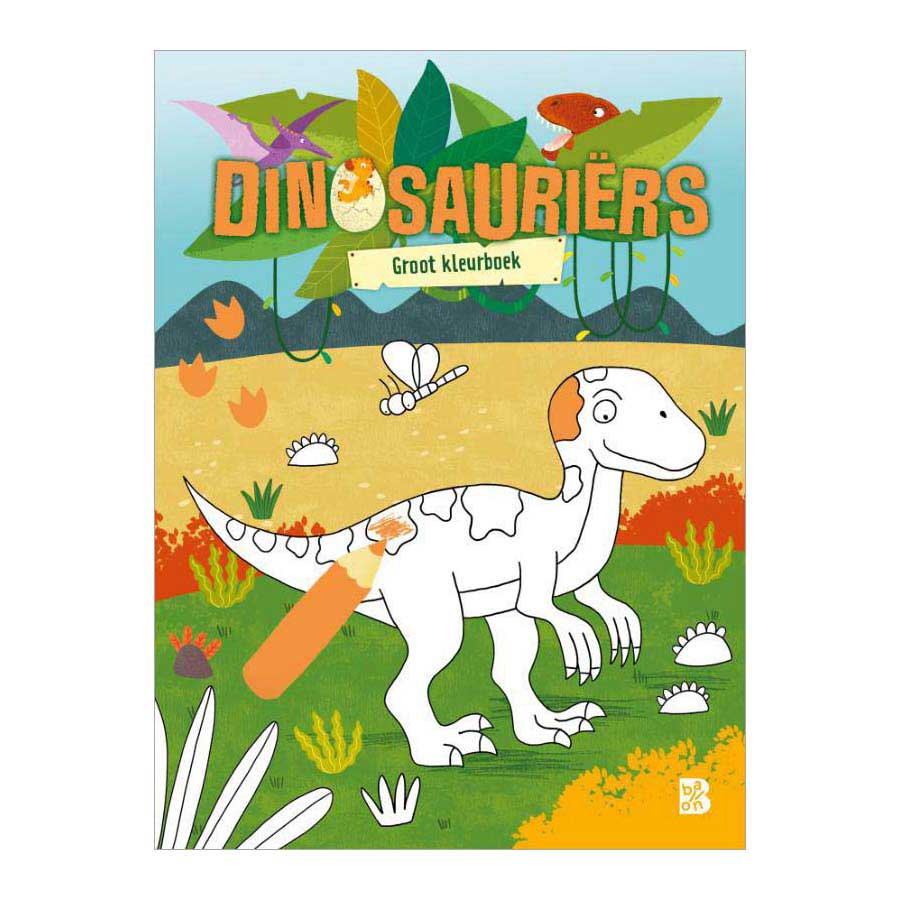 Standard forlag store malebog dinosaurer