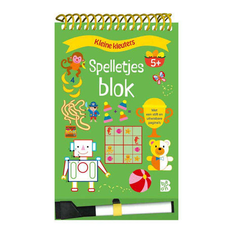 Spilblok med tusch 5+ 5+