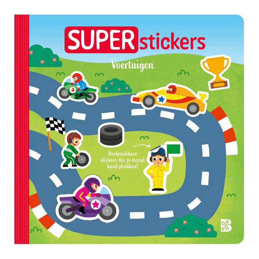 Standard publisher super stickers - vehicles 18m+