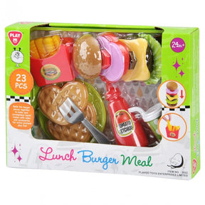 Playgo hamburger restaurant måltid legesæt.